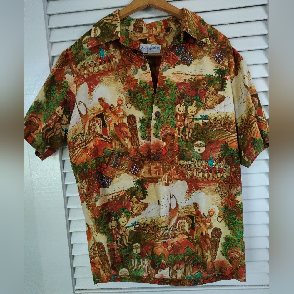 Vintage 1960s Duke Kahanamoku Aloha Shirt by Catalina